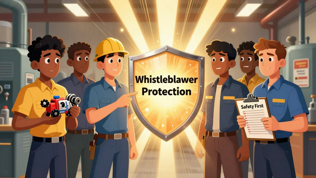 Whistleblower Protections for Reporting Manufacturing Quality Issues